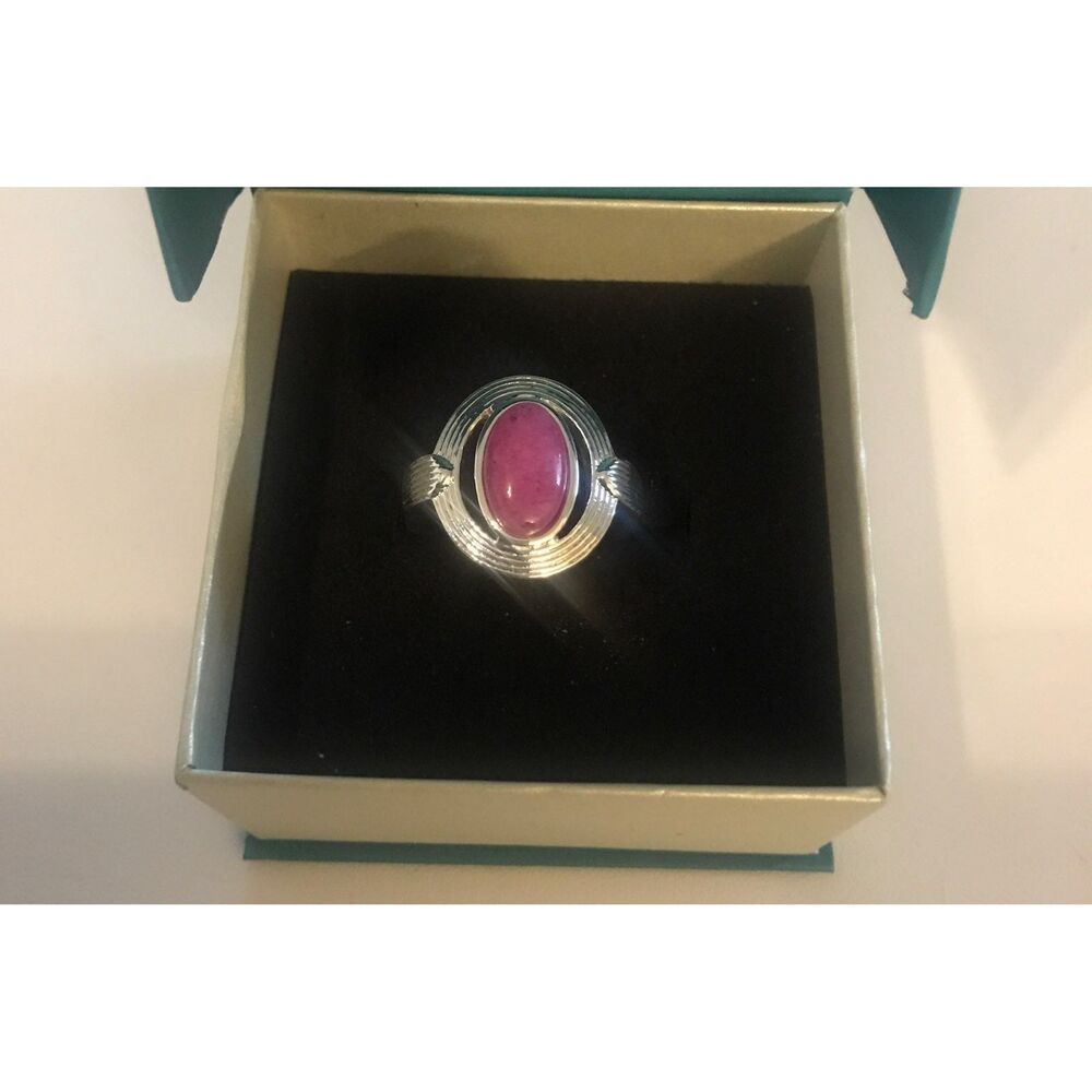 New~Oval Mulberry Quartzite Ring Sz 9 by Jewelry Designer Samantha Wills